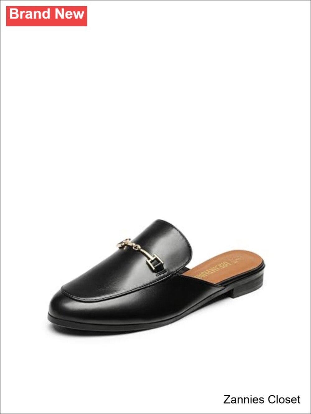 ✨ Mules for Women Flats Slip On Comfortable Vegan Leather Loafer